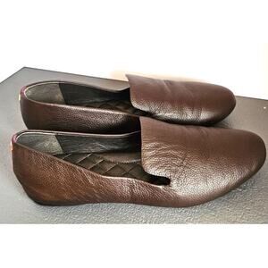 Birdies The Starling Chocolate Leather Loafer Flats. Sz 10 New